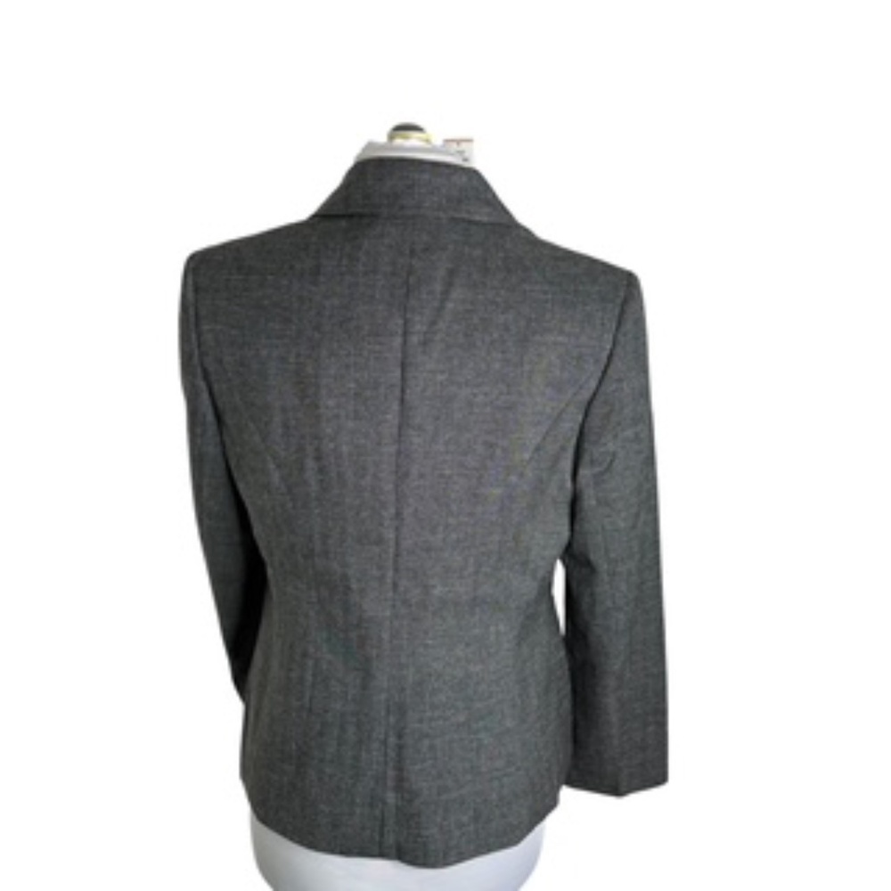 NWT Jones & Co Charcoal 2 pc Fully Lined Single Button Pantsuit Size 12 - Picture 10 of 15